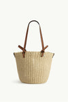 Sundown Beach Bag in Ivory - Ghost Front