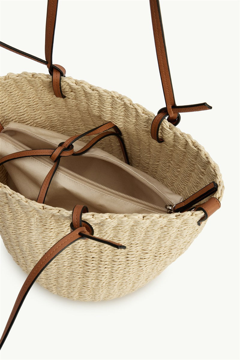 Sundown Beach Bag in Ivory - Ghost 2