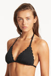 Scalloped Halter Slide Tri - Scallop - Sea Level Australia 