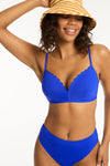 Scallop D/DD Moulded Cup Bralette - Scallop Cobalt - Sea Level Australia 