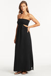 Sunset Bandeau Dress - Sunset Black - Sea Level Australia 