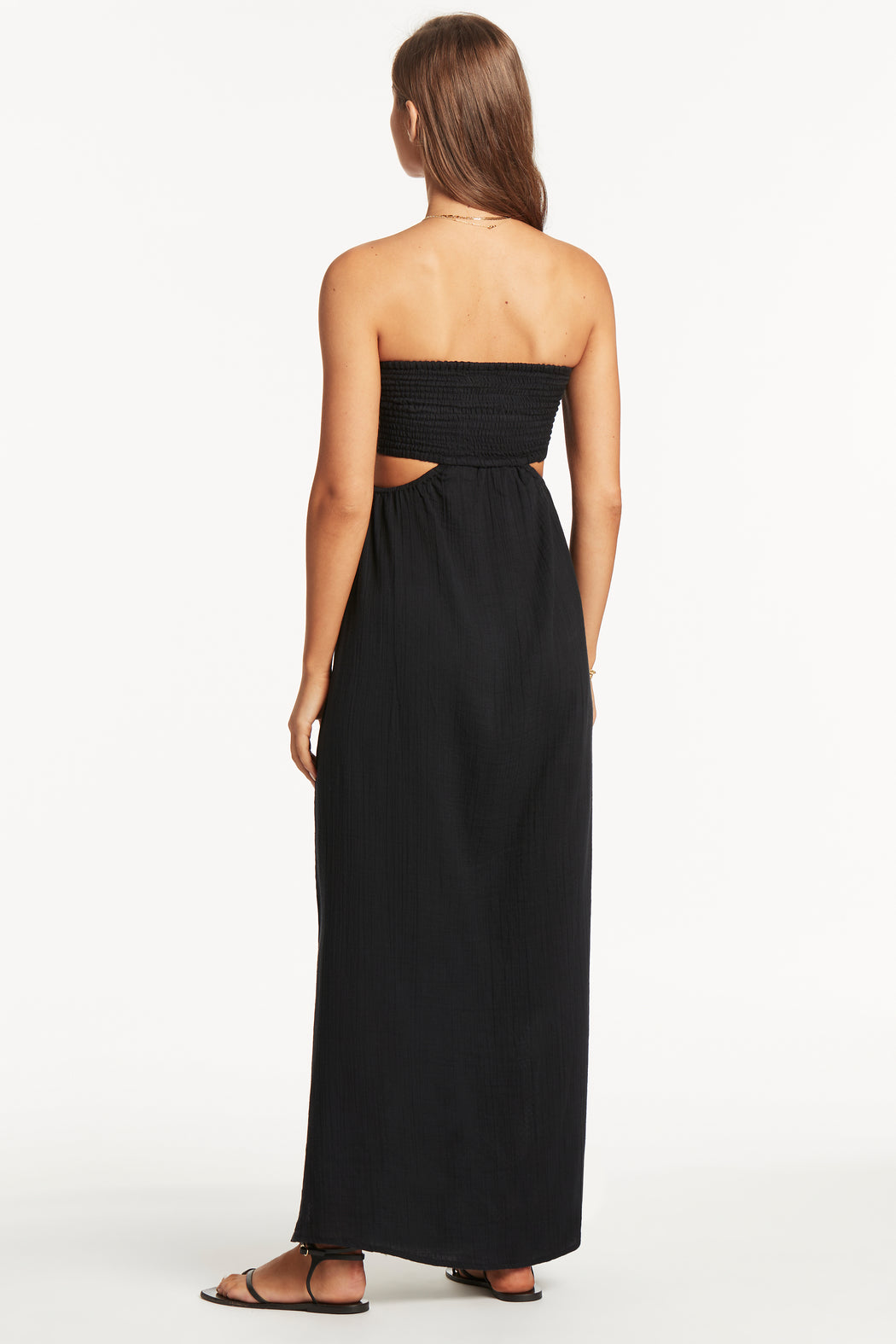 Sunset Bandeau Dress - Sunset Black - Sea Level Australia 