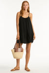 Sunset Short Sundress - Sunset Black - Sea Level Australia 