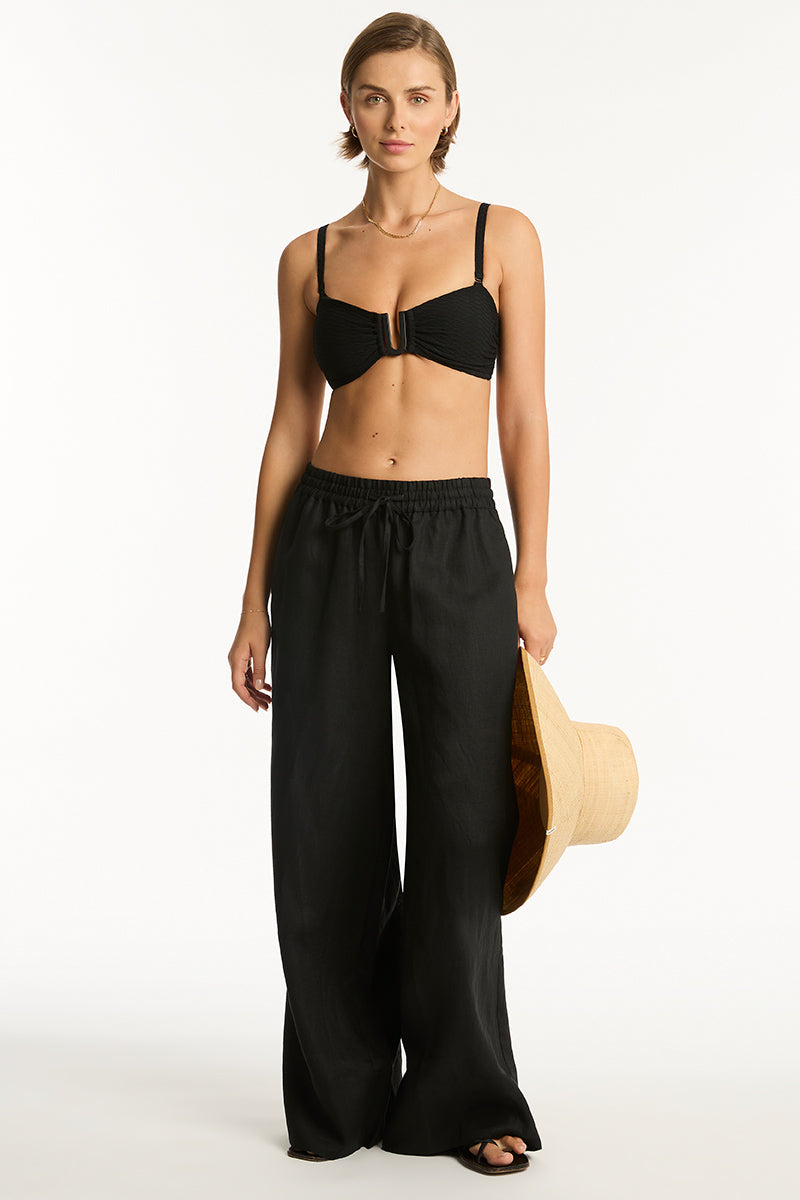 Tidal Linen Palazzo Pant -  - Sea Level Australia 