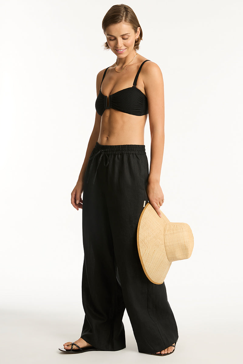 Tidal Linen Palazzo Pant -  - Sea Level Australia 