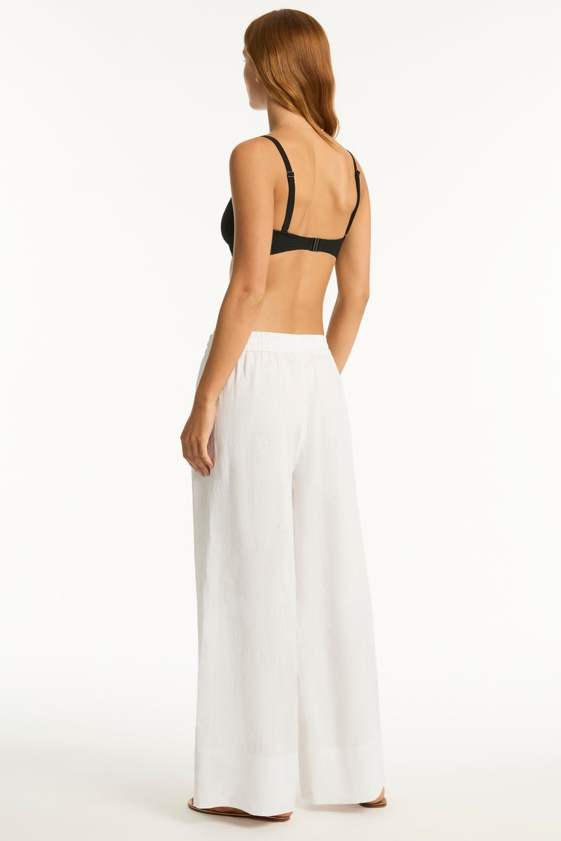 Tidal Linen Palazzo Pant -  - Sea Level Australia 