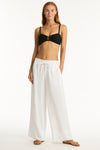 Tidal Linen Palazzo Pant -  - Sea Level Australia 