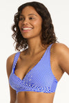 Varsity Cross Front Multifit Bra - Varsity - Sea Level Australia 