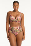 Wildflower Cross Front Moulded Cup Bra -  - Sea Level Australia 