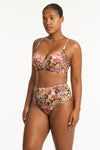 Wildflower Cross Front Moulded Cup Bra -  - Sea Level Australia 