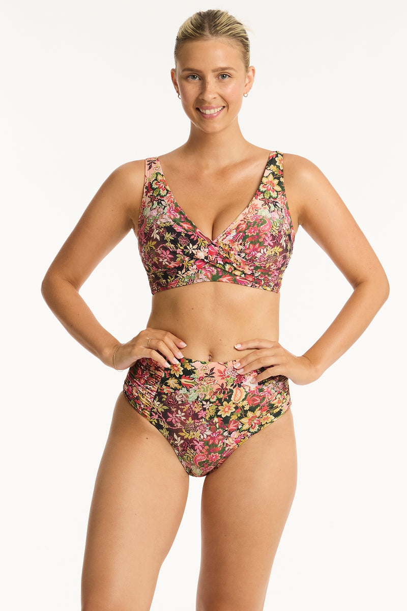 Wildflower G Cup Cross Front Bra -  - Sea Level Australia 