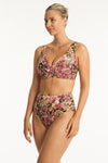 Wildflower G Cup Cross Front Bra -  - Sea Level Australia 