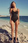 Essentials Edit Tie Front DD/E One Piece in Sea Level | Sea Level Australia 