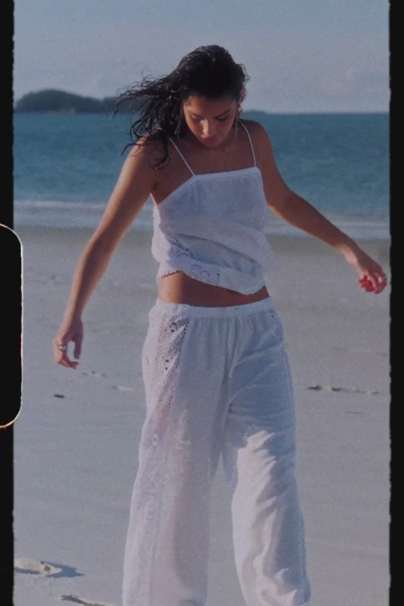 Shore Linen Panelled Beach Pant