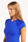 Eco Essentials Short Sleeve One Piece - Eco Essentials Cobalt - Sea Level Australia 