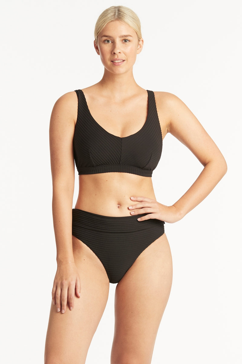 Spinnaker E/F Cup Bralette - Spinnaker Black - Sea Level Australia 