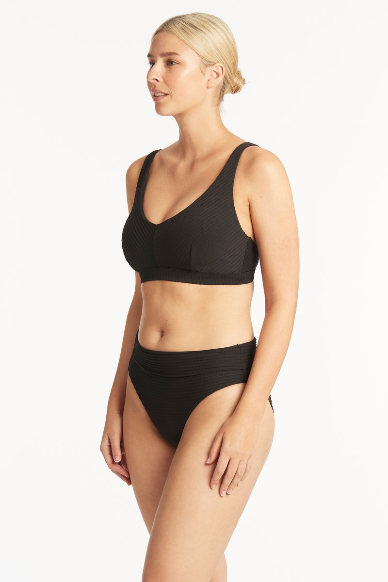 Spinnaker E/F Cup Bralette - Spinnaker Black - Sea Level Australia 