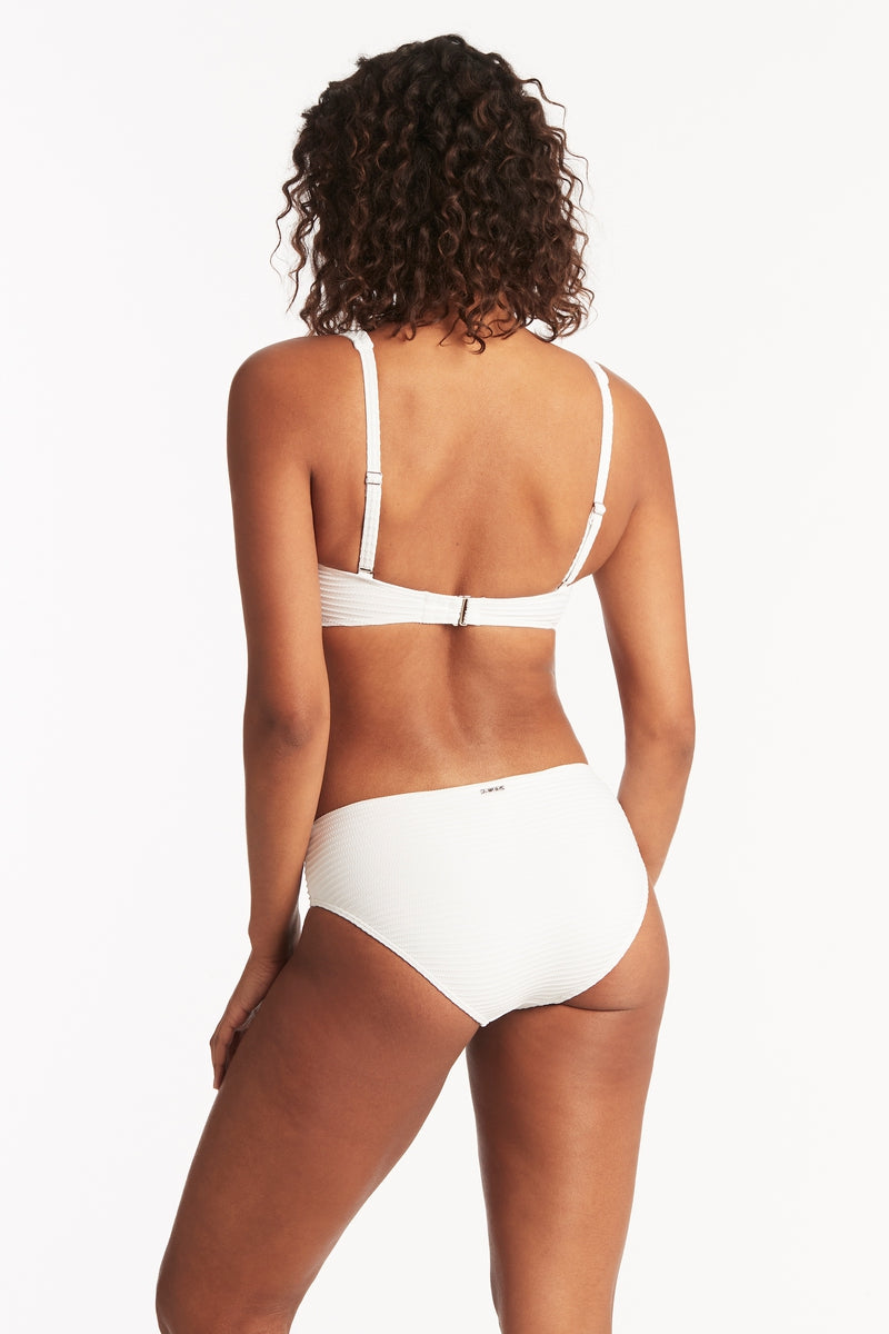 Spinnaker Cross Front Multifit Bra - Spinnaker White - Sea Level Australia 