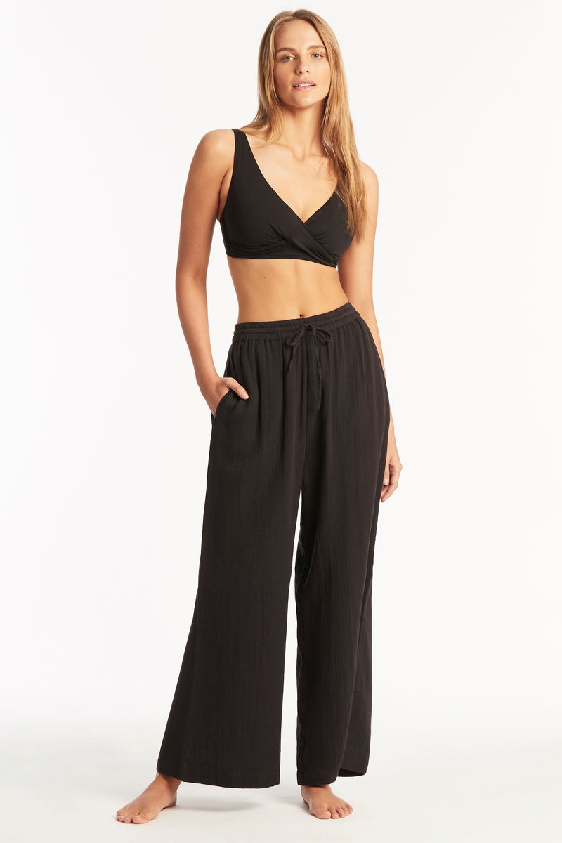 Sunset Beach Pant - Sunset Black - Sea Level Australia 