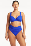 Eco Essentials C/D Underwire Bra - Eco Essentials Cobalt - Sea Level Australia 