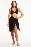 Sunset Frayed Sarong - Sarong - Sea Level Australia 