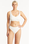 Spinnaker E/F Cup Bralette - Spinnaker White - Sea Level Australia 