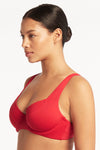 Eco Essentials C/D Underwire Bra - Eco Essentials Red - Sea Level Australia 