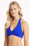 Eco Essentials Multifit Halter Bra - Eco Essentials Cobalt - Sea Level Australia 