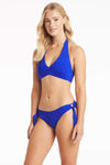 Eco Essentials Multifit Halter Bra - Eco Essentials Cobalt - Sea Level Australia 